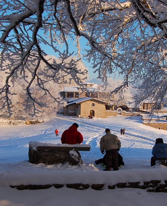 activités du centre pendant la.neige